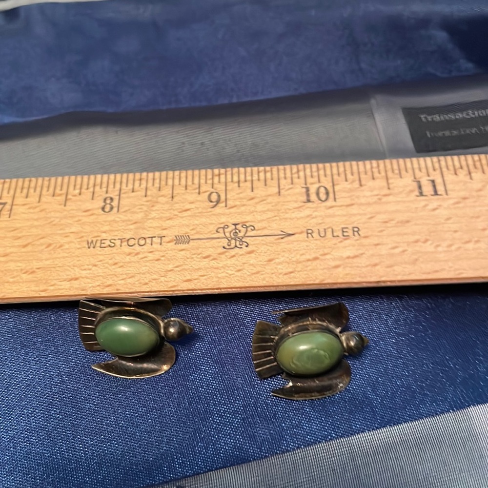 Antique Indian stone earrings